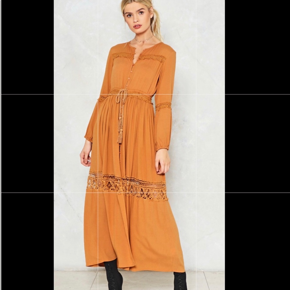Nasty Gal Wuthering Heights Maxi Dress